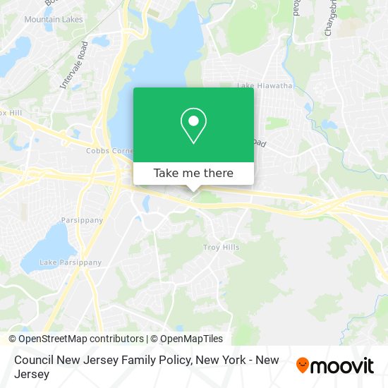 Council New Jersey Family Policy map