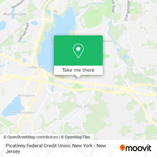 Picatinny Federal Credit Union map