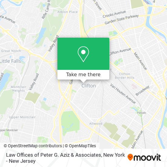 Law Offices of Peter G. Aziz & Associates map