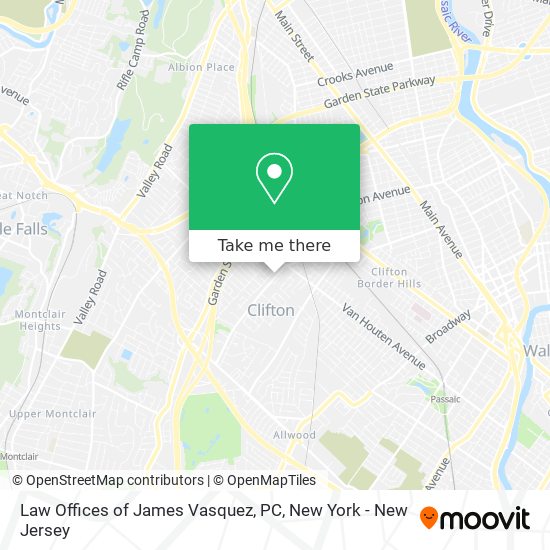 Law Offices of James Vasquez, PC map