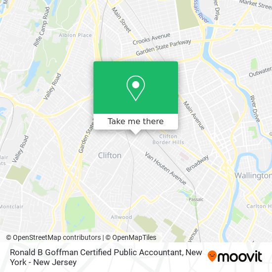 Ronald B Goffman Certified Public Accountant map