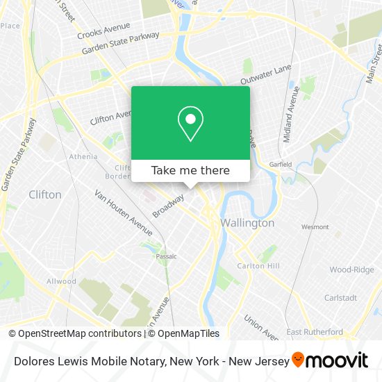 Dolores Lewis Mobile Notary map