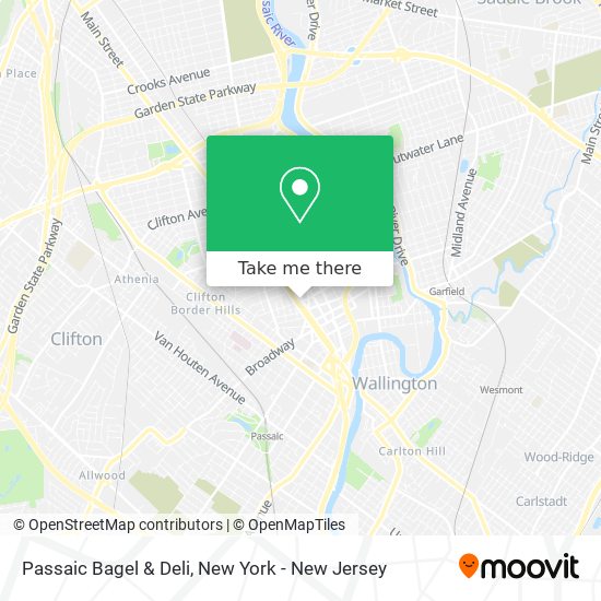 Passaic Bagel & Deli map