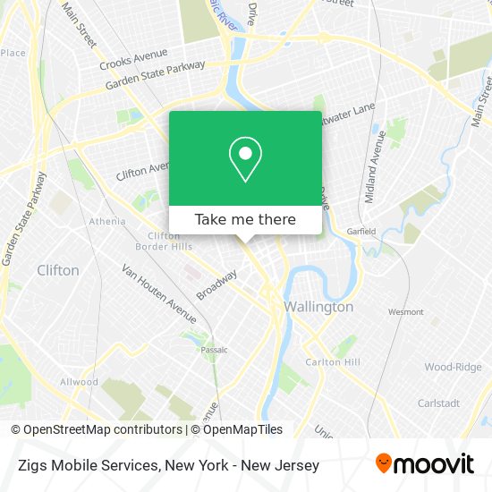 Mapa de Zigs Mobile Services