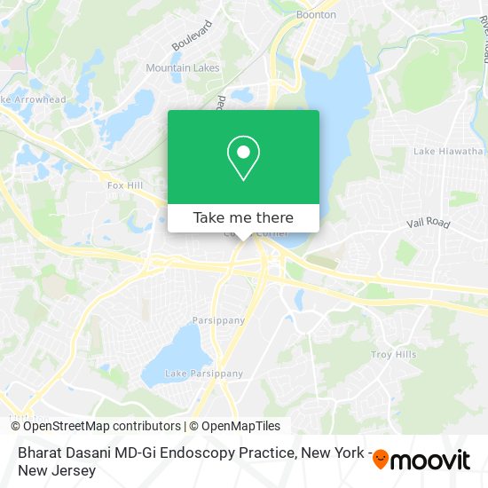Mapa de Bharat Dasani MD-Gi Endoscopy Practice