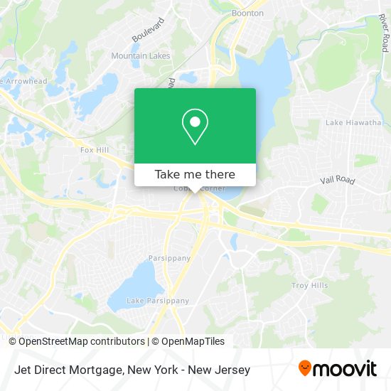 Mapa de Jet Direct Mortgage