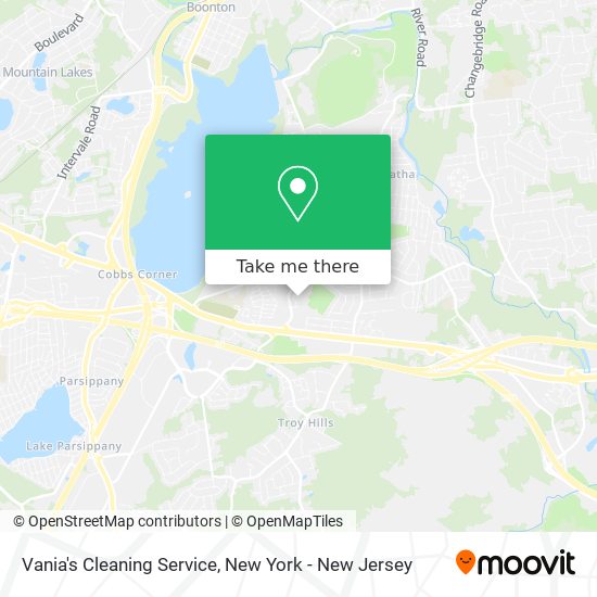 Vania's Cleaning Service map