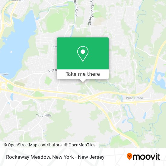 Rockaway Meadow map