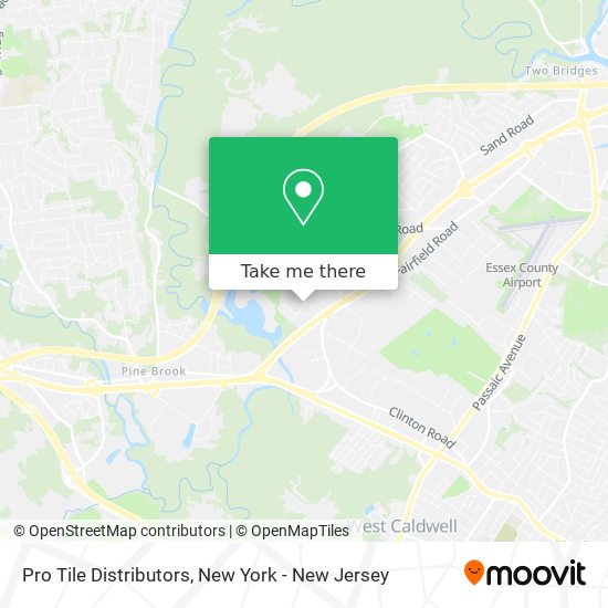 Pro Tile Distributors map