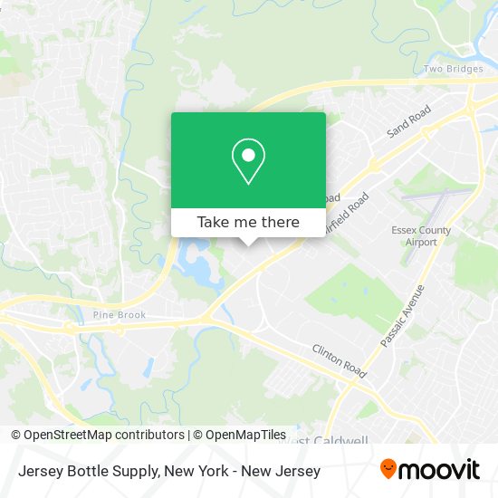 Jersey Bottle Supply map