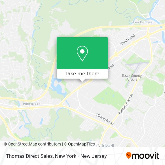 Mapa de Thomas Direct Sales