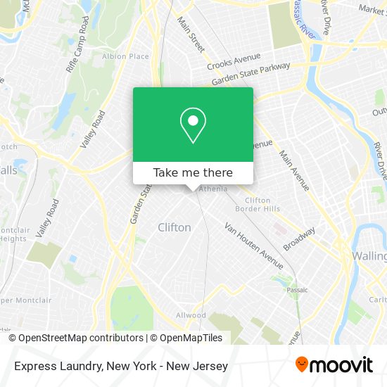 Express Laundry map