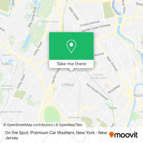 Mapa de On the Spot: Premium Car Washers