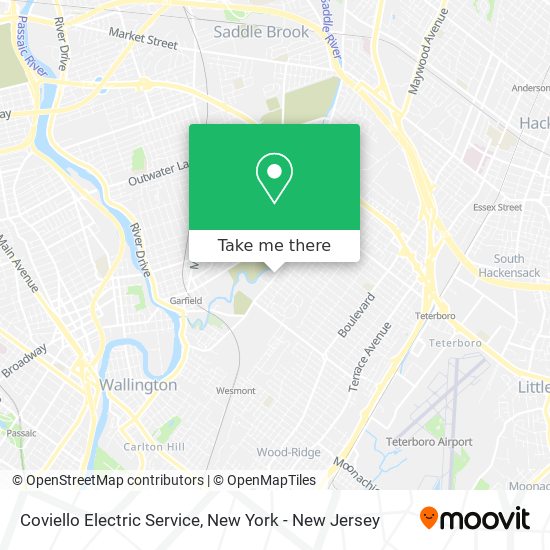 Coviello Electric Service map