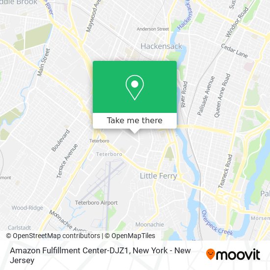 Amazon Fulfillment Center-DJZ1 map