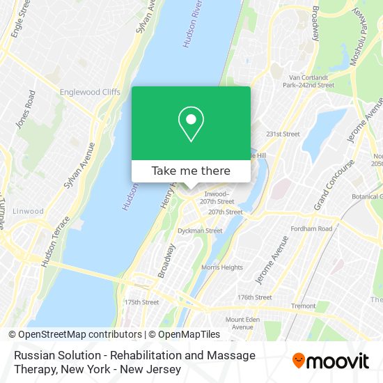 Russian Solution - Rehabilitation and Massage Therapy map