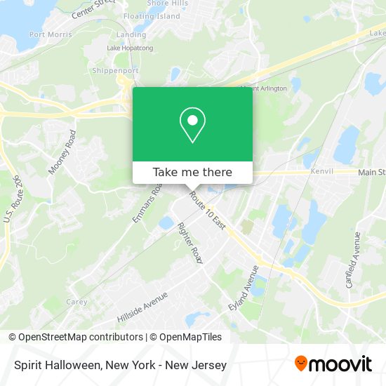 Spirit Halloween map