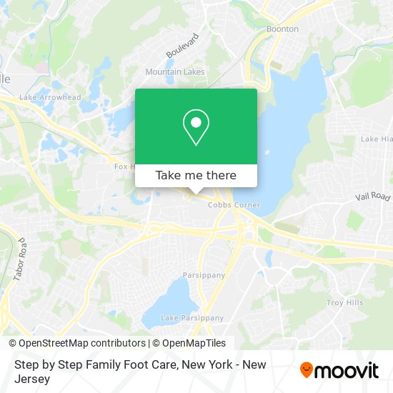 Step by Step Family Foot Care map