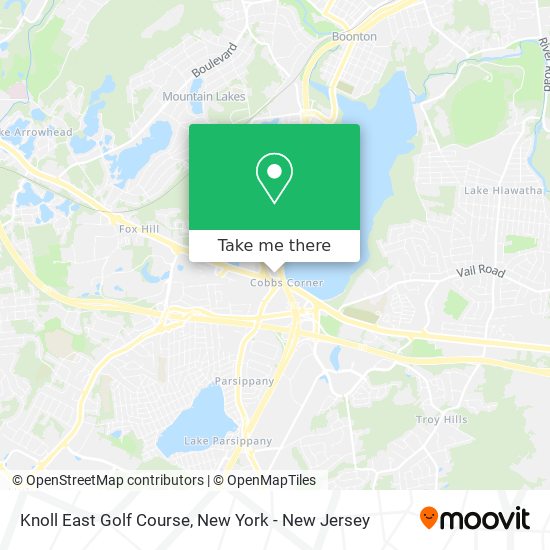Mapa de Knoll East Golf Course