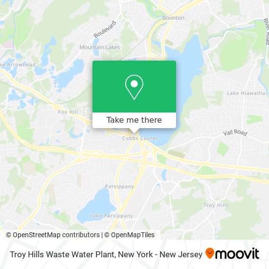 Mapa de Troy Hills Waste Water Plant