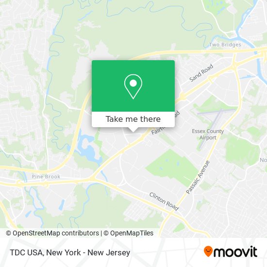 TDC USA map