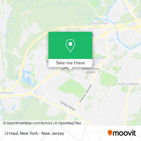 U-Haul map