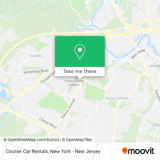 Mapa de Courier Car Rentals