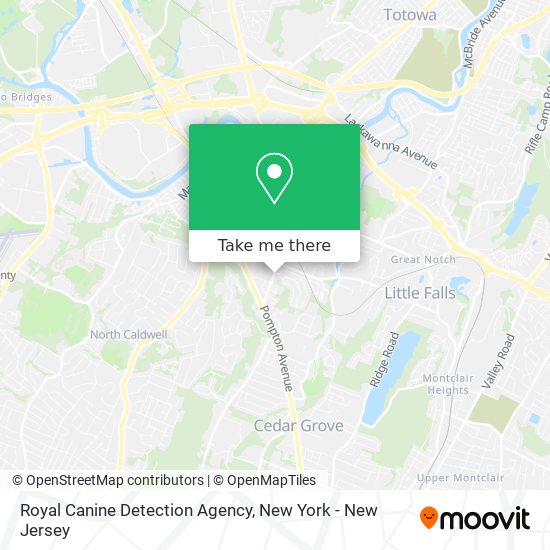 Royal Canine Detection Agency map