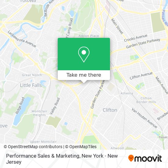 Performance Sales & Marketing map