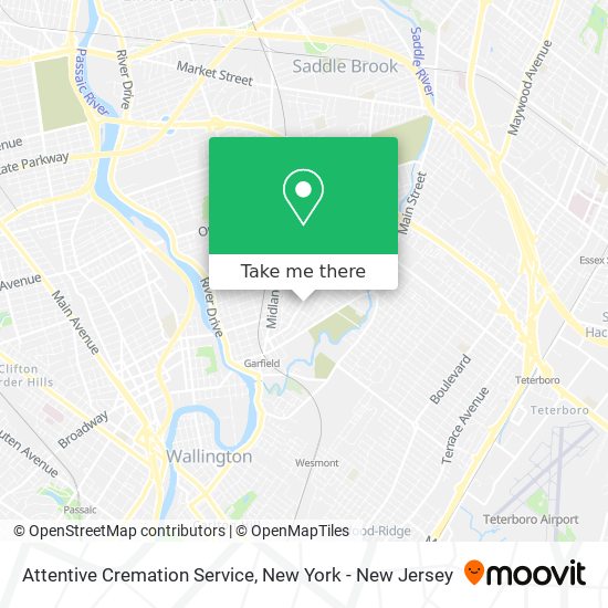 Mapa de Attentive Cremation Service