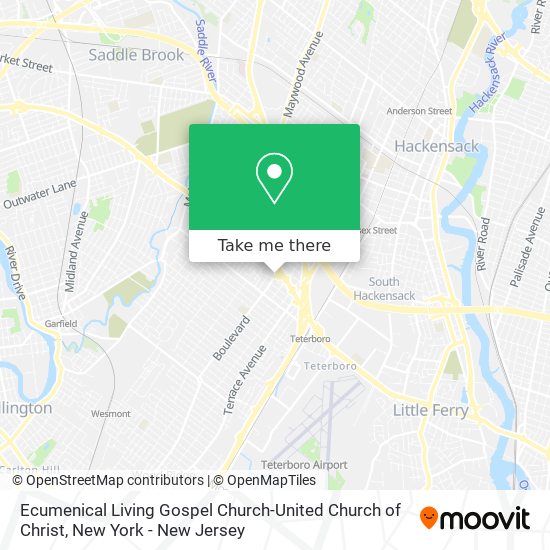 Ecumenical Living Gospel Church-United Church of Christ map