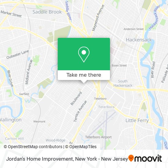 Jordan's Home Improvement map