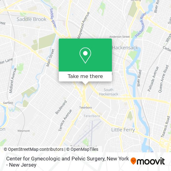 Center for Gynecologic and Pelvic Surgery map