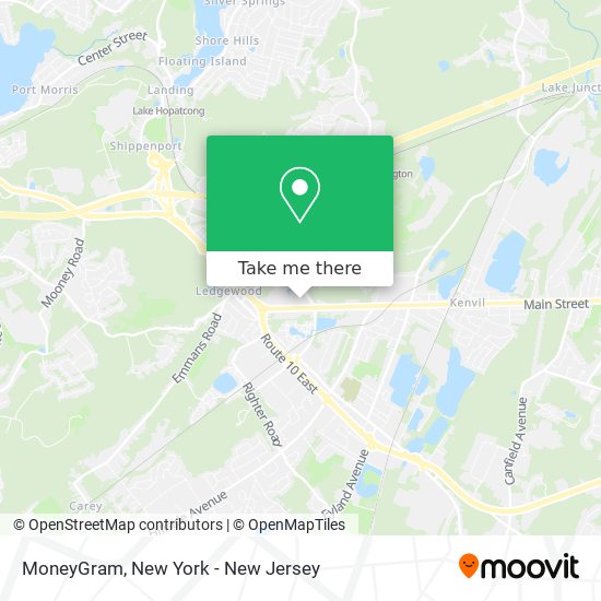 MoneyGram map