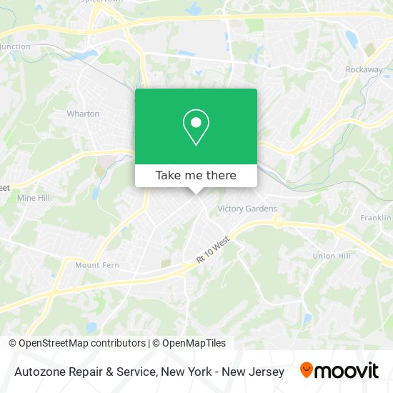 Autozone Repair & Service map