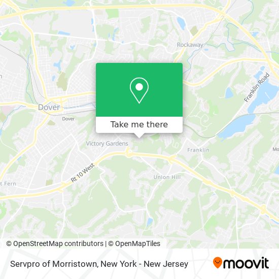 Mapa de Servpro of Morristown