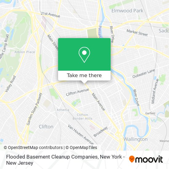 Mapa de Flooded Basement Cleanup Companies