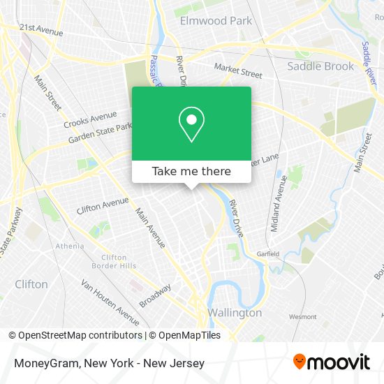 MoneyGram map