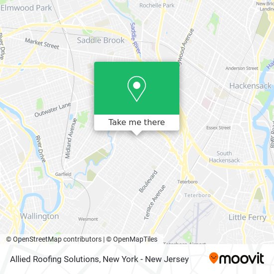 Allied Roofing Solutions map