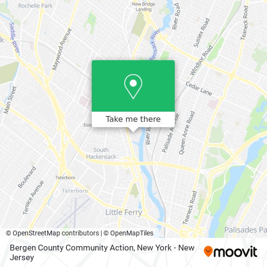 Mapa de Bergen County Community Action