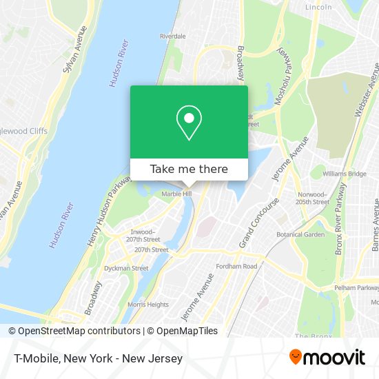 T-Mobile map