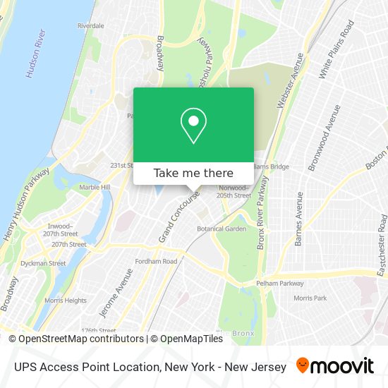 Mapa de UPS Access Point Location