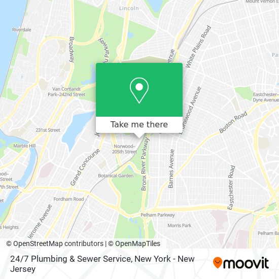 24/7 Plumbing & Sewer Service map