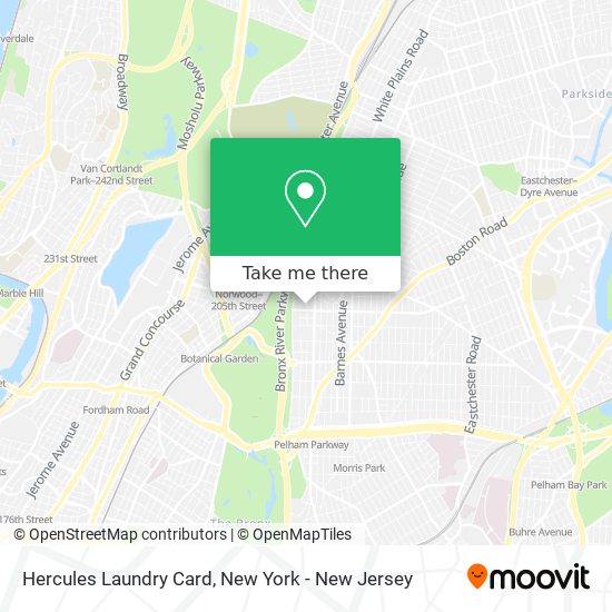 Hercules Laundry Card map