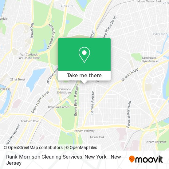 Rank-Morrison Cleaning Services map
