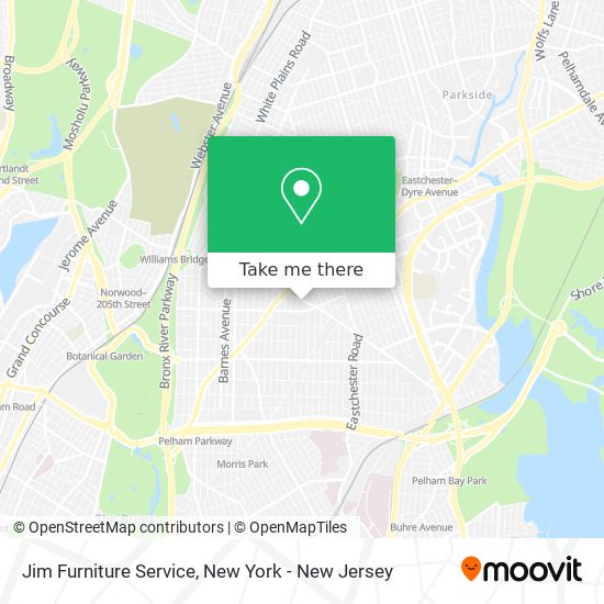 Jim Furniture Service map