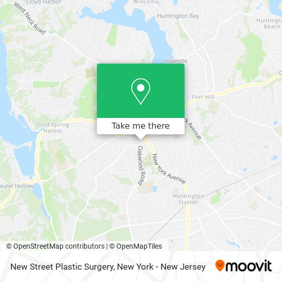 New Street Plastic Surgery map