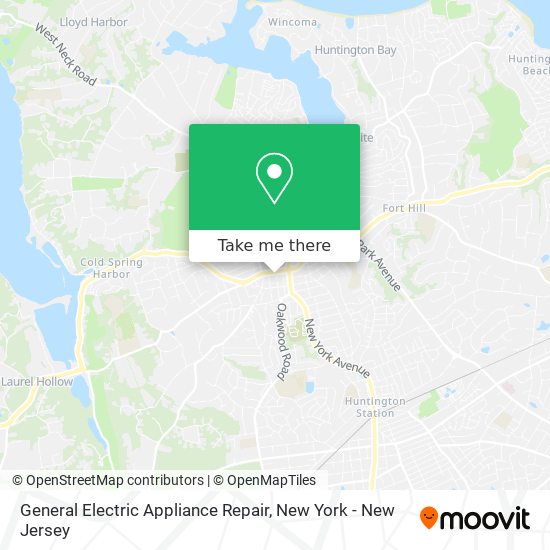 Mapa de General Electric Appliance Repair