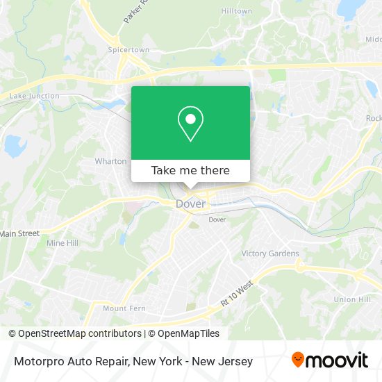 Motorpro Auto Repair map