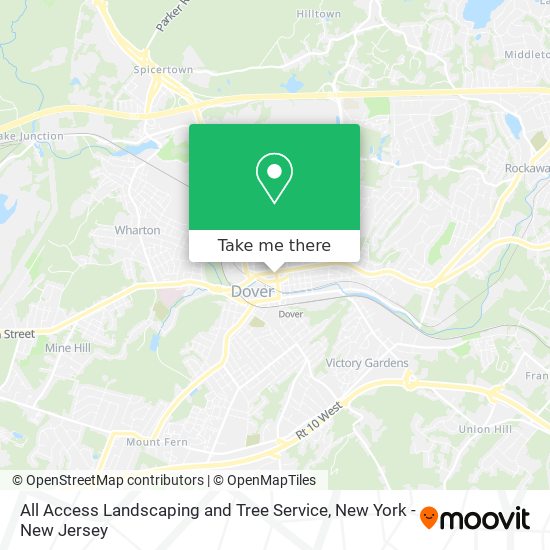 All Access Landscaping and Tree Service map